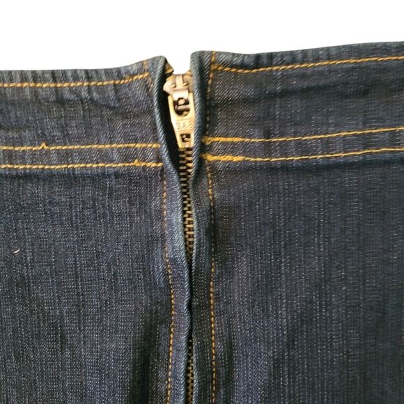 TooHot denim maxi skirt with Rawhide trim - 10. F27 - Picture 7 of 9